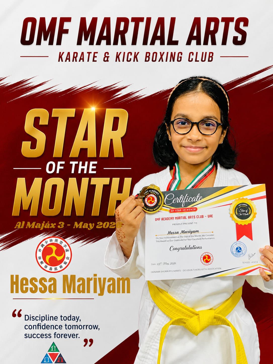 OMF Star of the Month - Hessa Mariyam